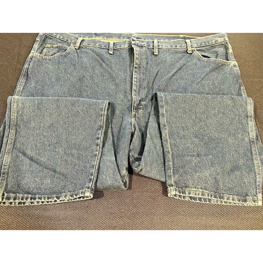 Rustler Classic Men’s Jeans 52x30 NWT Heavyweight Dark Wash Relaxed Fit